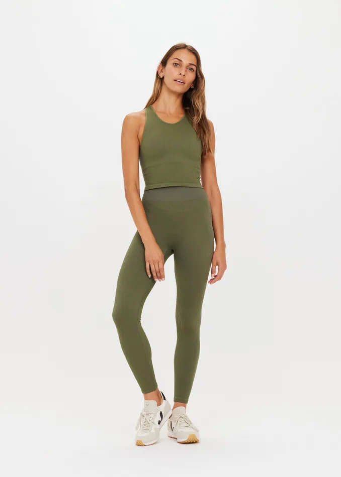 Leggings Women THE UPSIDE RIBBED SEAMLESS 25IN MIDI PANT Leggings Women THE UPSIDE RIBBED SEAMLESS 25IN MIDI PANT