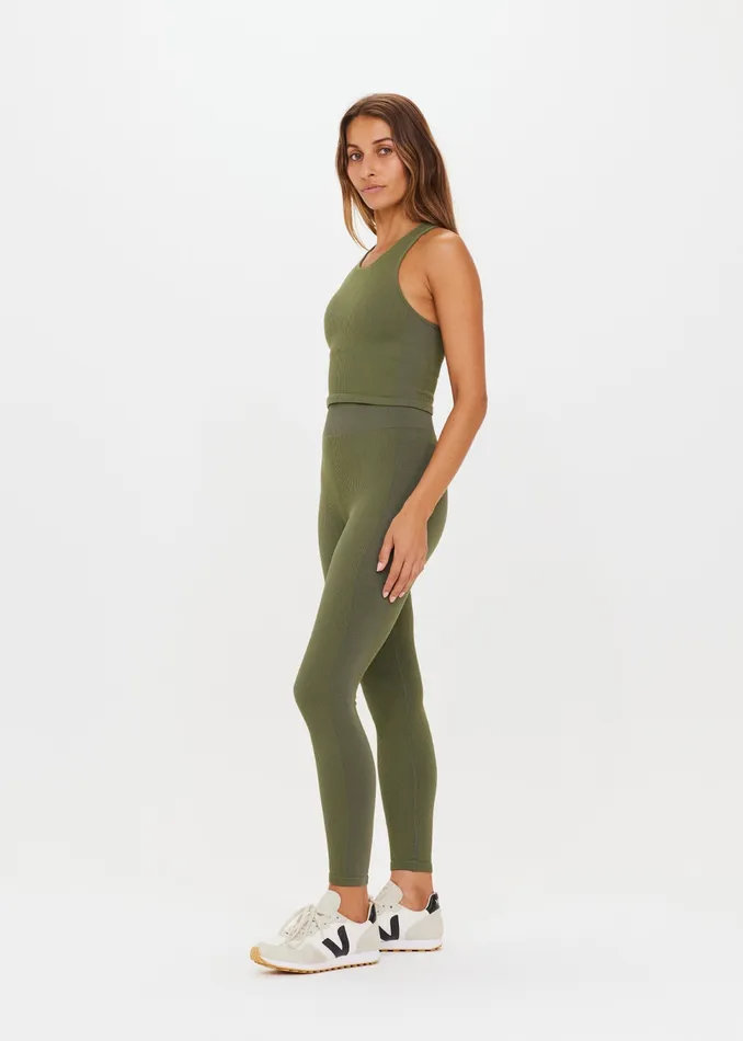 Leggings Women THE UPSIDE RIBBED SEAMLESS 25IN MIDI PANT Leggings Women THE UPSIDE RIBBED SEAMLESS 25IN MIDI PANT