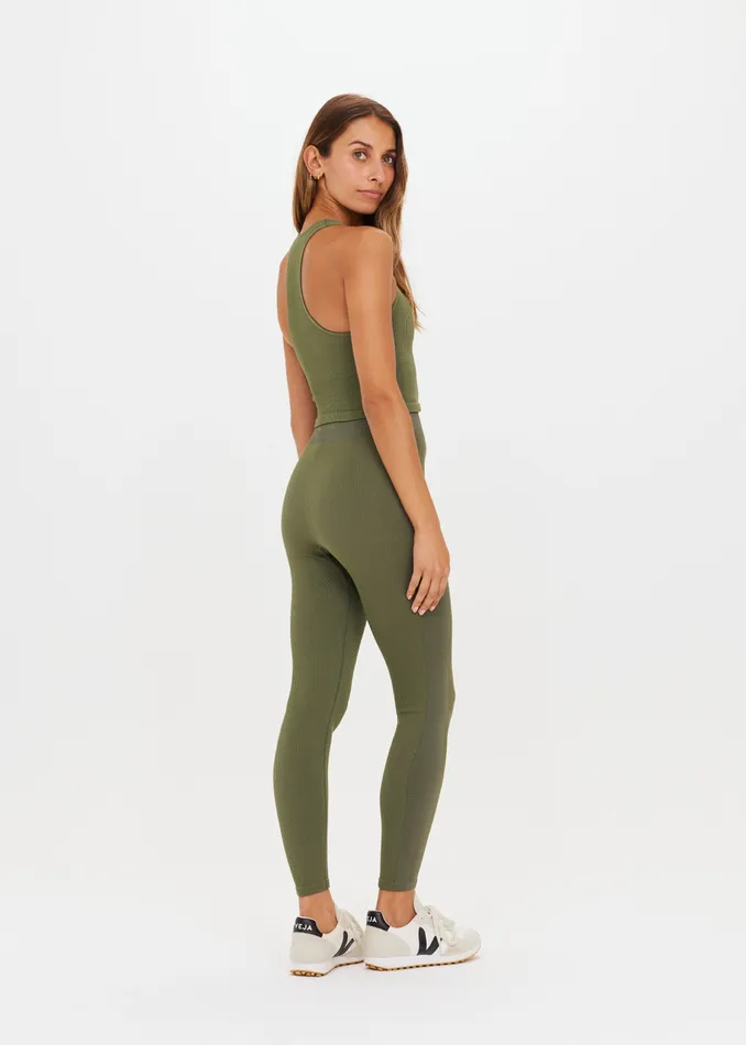 Leggings Women THE UPSIDE RIBBED SEAMLESS 25IN MIDI PANT Leggings Women THE UPSIDE RIBBED SEAMLESS 25IN MIDI PANT