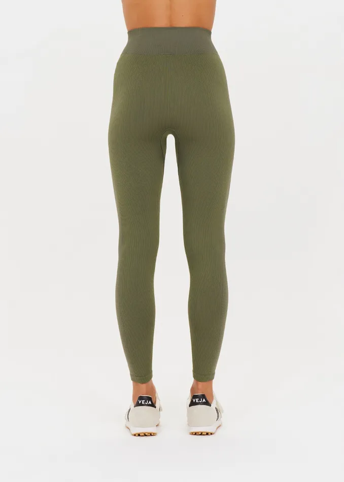 Leggings Women THE UPSIDE RIBBED SEAMLESS 25IN MIDI PANT Leggings Women THE UPSIDE RIBBED SEAMLESS 25IN MIDI PANT