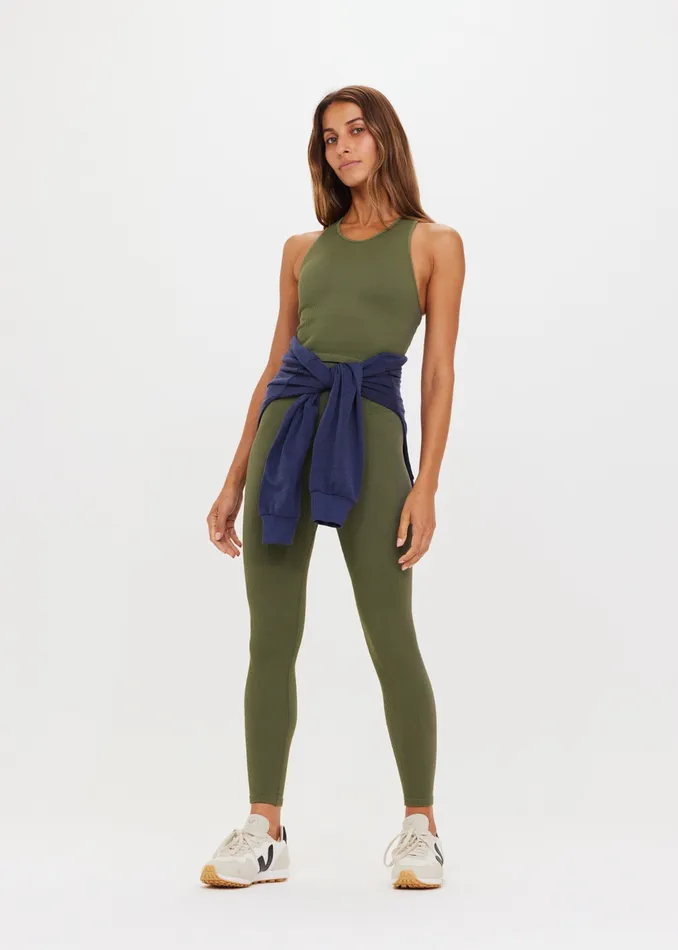Leggings Women THE UPSIDE RIBBED SEAMLESS 25IN MIDI PANT Leggings Women THE UPSIDE RIBBED SEAMLESS 25IN MIDI PANT