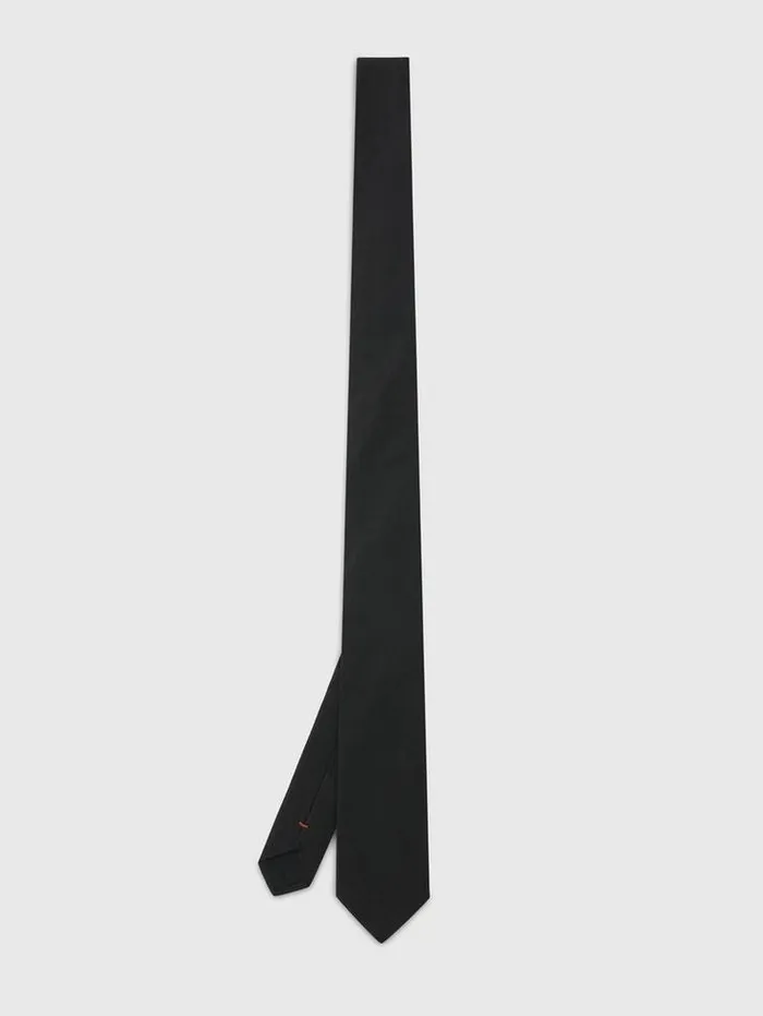LEONE SLIM TIE Black Men John Varvatos Scarves and Ties