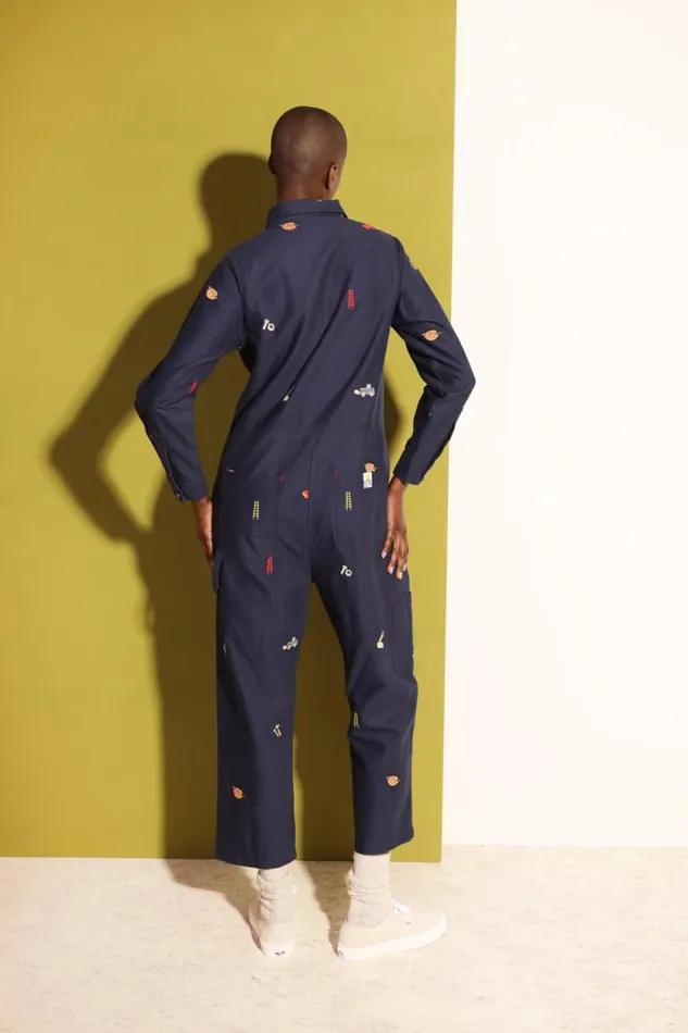 LF Markey Boilersuits Women Angus Boilersuit Workshop Embroidery