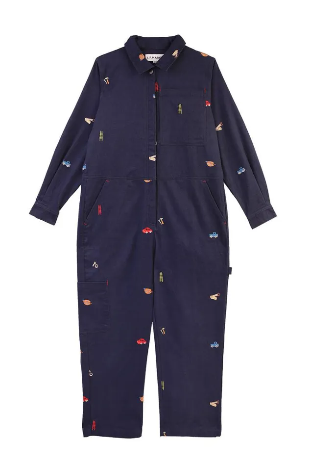 LF Markey Boilersuits Women Angus Boilersuit Workshop Embroidery