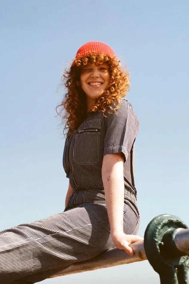 LF Markey Boilersuits Women Danny Boilersuit Indigo Stripe