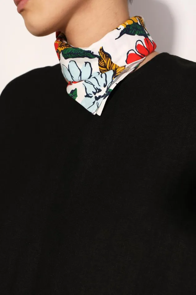 LF Markey Headwear Women Neck Scarf Cosmos Floral