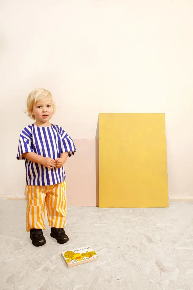 LF Markey Kids Kids Kids Defoe Top Blue Stripe