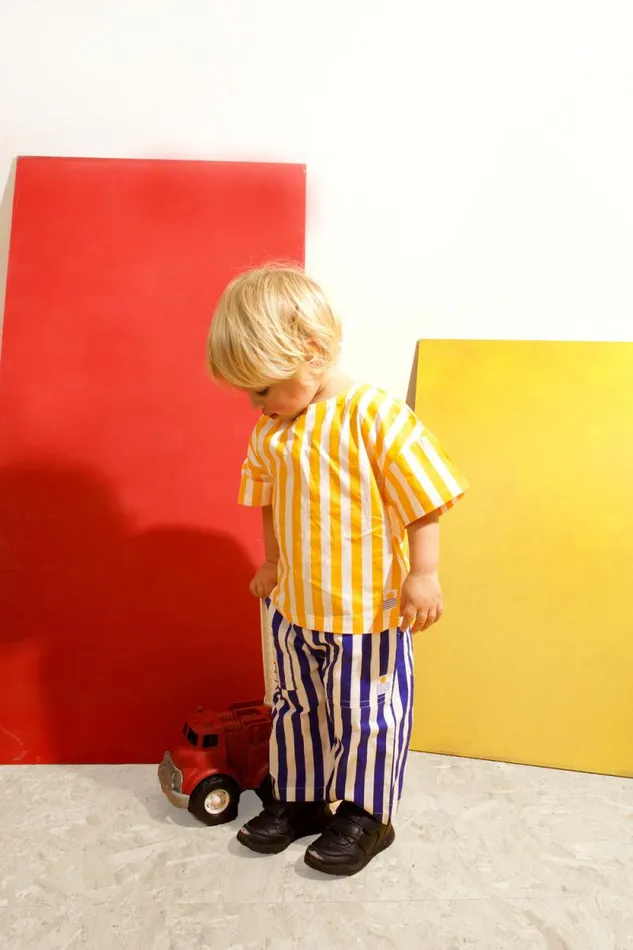 LF Markey Kids Kids Kids Woodlea Trouser Blue Stripe