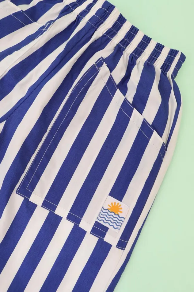 LF Markey Kids Kids Kids Woodlea Trouser Blue Stripe