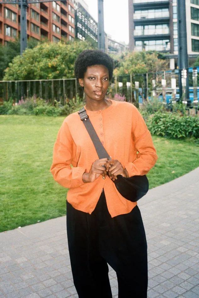 LF Markey Knitwear Women Eno Knit Burnt Orange