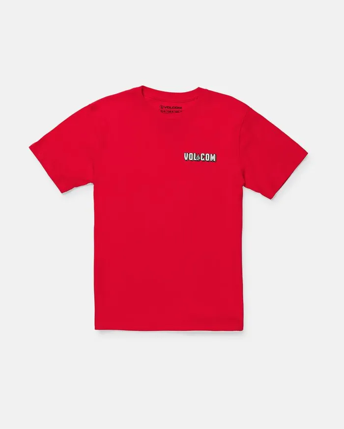 Little Boys Vibeout Short Sleeve Tee 8211 Red Kids Volcom TShirts and Tanks