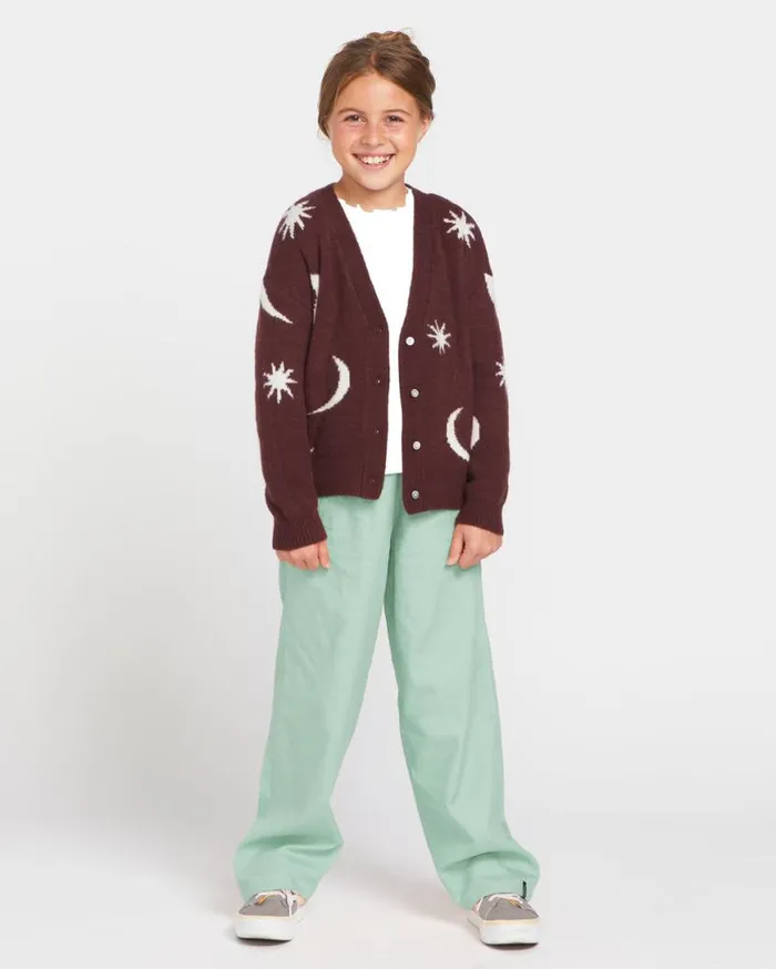 Little Girls Nyte Stone Cardigan 8211 Espresso Kids Volcom Hoodies and Sweatshirts Little Girls Nyte Stone Cardigan 8211 Espresso Kids Volcom Hoodies and Sweatshirts