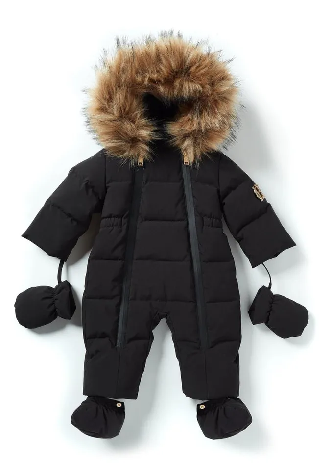Little Little Gifting Holland Cooper Baby Snowsuit Liquorice Little Little Gifting Holland Cooper Baby Snowsuit Liquorice