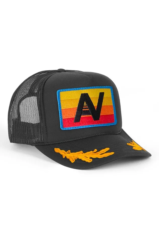 Logo Rainbow Vintage Trucker Hat WomenMen Aviator Nation Trucker Hats