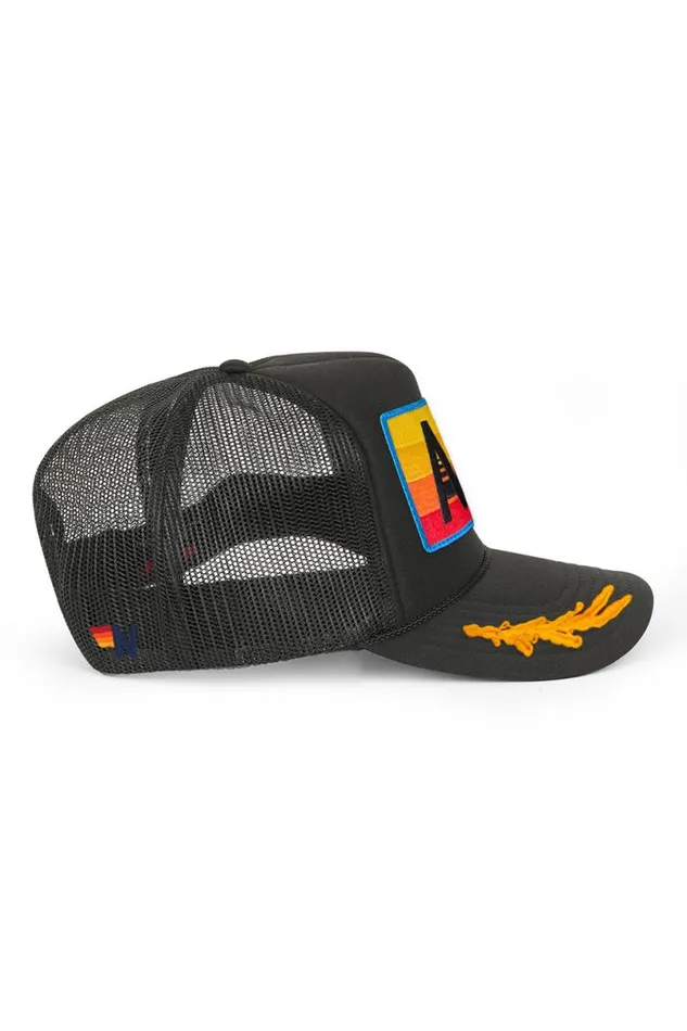 Logo Rainbow Vintage Trucker Hat WomenMen Aviator Nation Trucker Hats