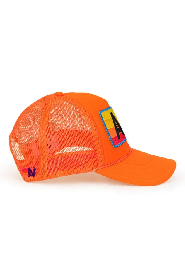 Logo Rainbow Vintage Trucker Hat WomenMen Aviator Nation Trucker Hats