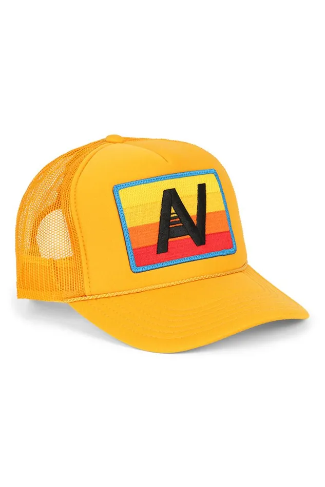 Logo Rainbow Vintage Trucker Hat WomenMen Aviator Nation Trucker Hats