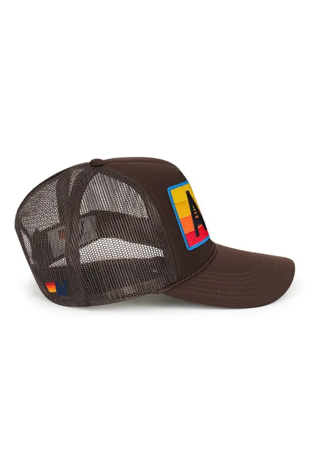 Logo Rainbow Vintage Trucker Hat WomenMen Aviator Nation Trucker Hats