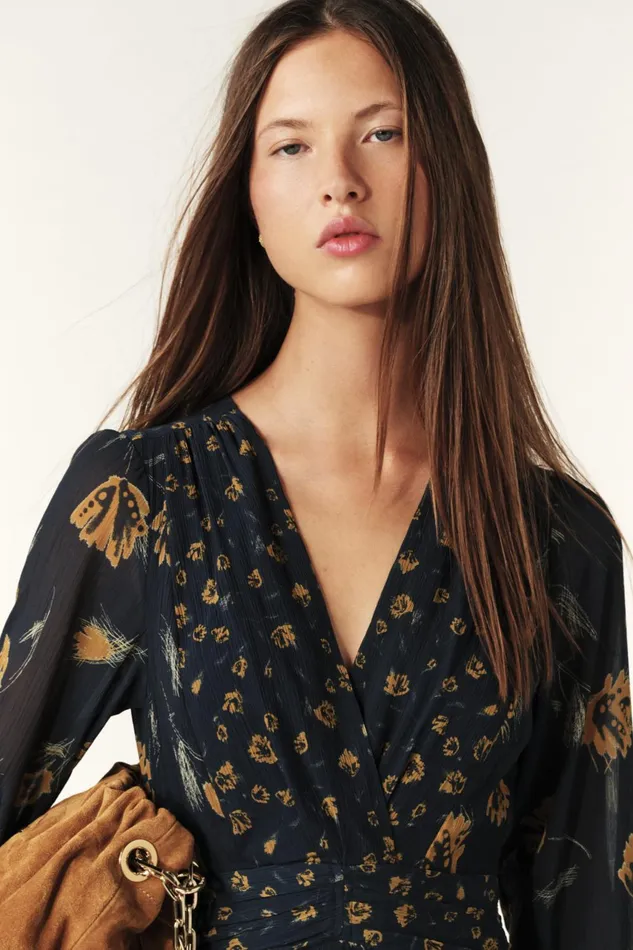 Long Dress Finaya Blue Women Baandsh Dresses