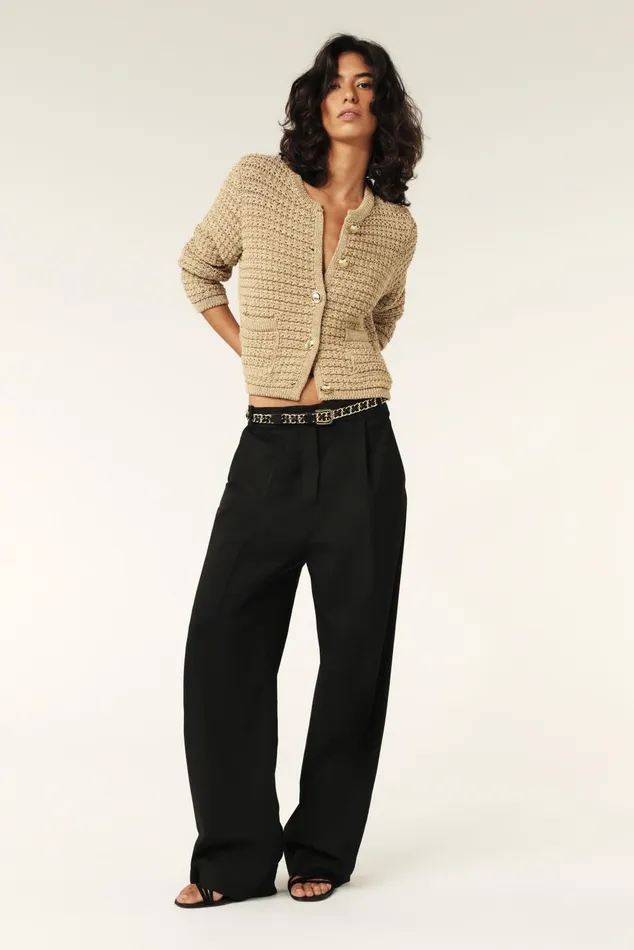 LongSleeve Cardigan Gaston Gray Women Baandsh Sweaters and Cardigans