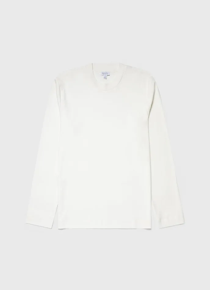 Long Sleeve Heavyweight Tshirt Offwhite Men SUNSPEL Tshirts