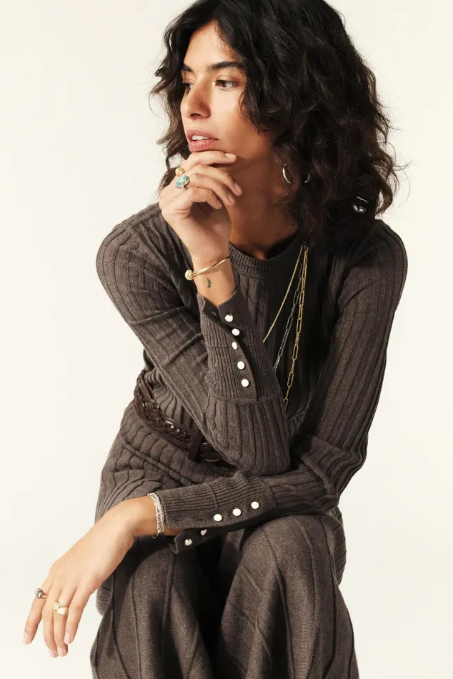 LongSleeve Sweater Jinie Black Women Baandsh Sweaters and Cardigans