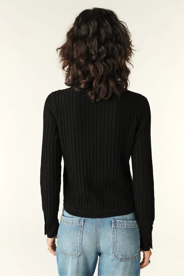 LongSleeve Sweater Jinie Black Women Baandsh Sweaters and Cardigans