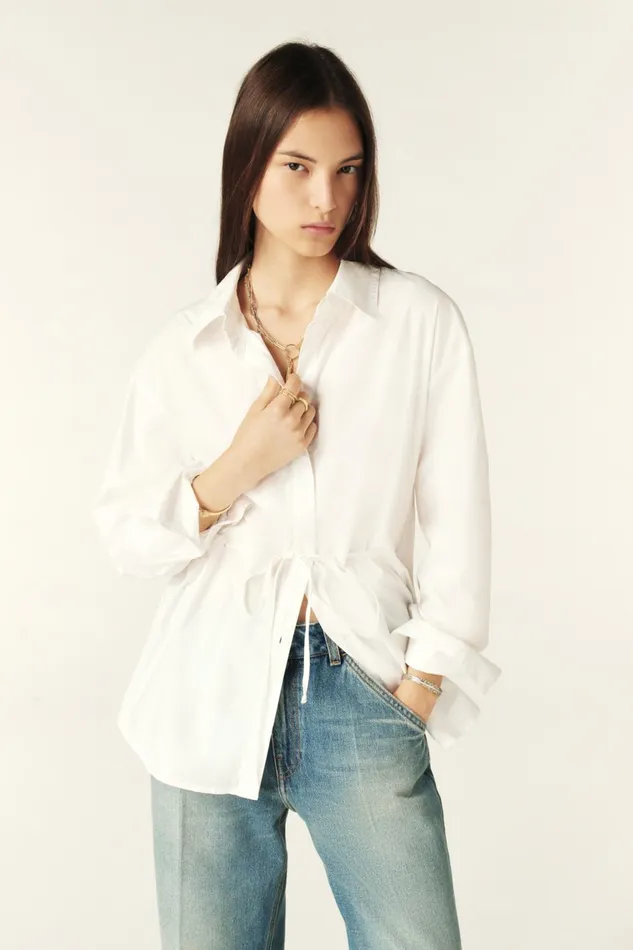 LongSleeve Top Aply White Women Baandsh Tops and Shirts