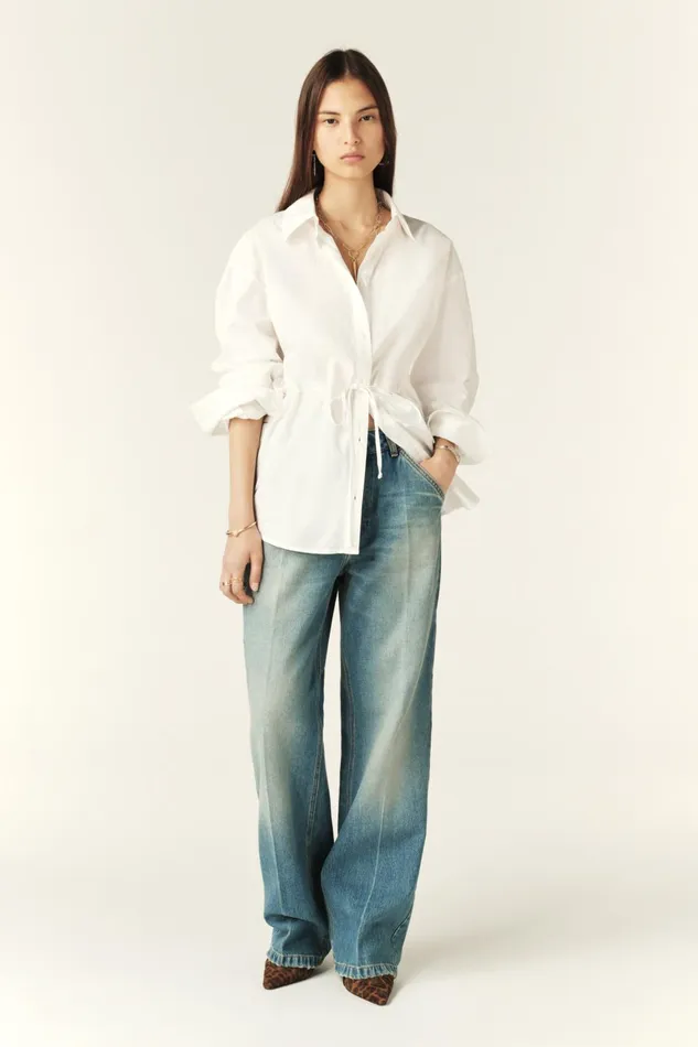 LongSleeve Top Aply White Women Baandsh Tops and Shirts