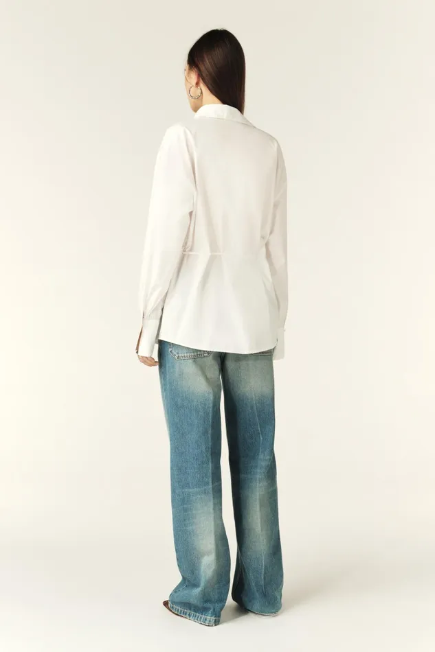 LongSleeve Top Aply White Women Baandsh Tops and Shirts