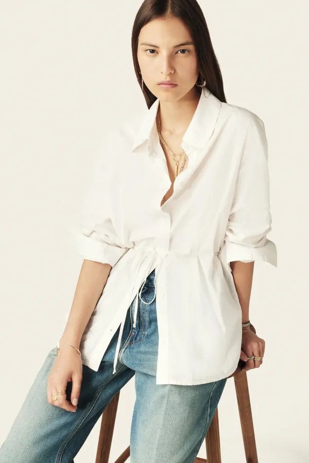 LongSleeve Top Aply White Women Baandsh Tops and Shirts