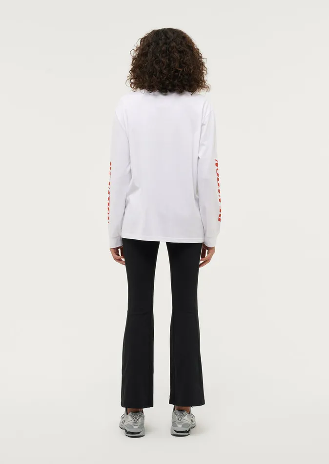 LongSleeveTops REMATCH LS TEE IN OPTIC WHITE 8211 PE Nation Women