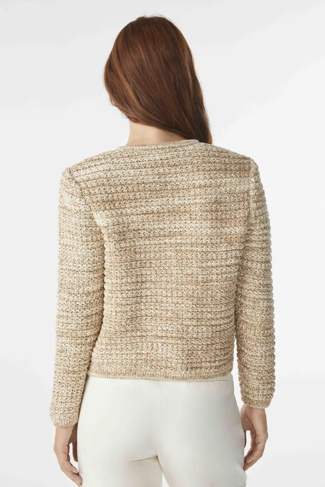 LongSleeved Cardigan Guspa Beige Women Baandsh Sweaters and Cardigans