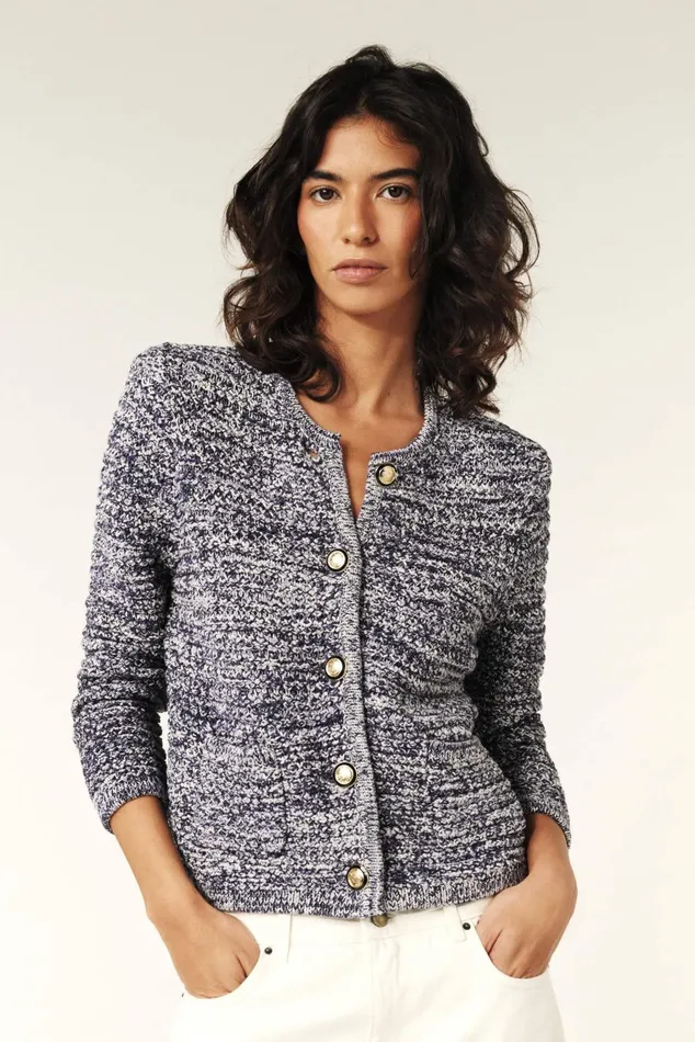LongSleeved Cardigan Guspa Beige Women Baandsh Sweaters and Cardigans