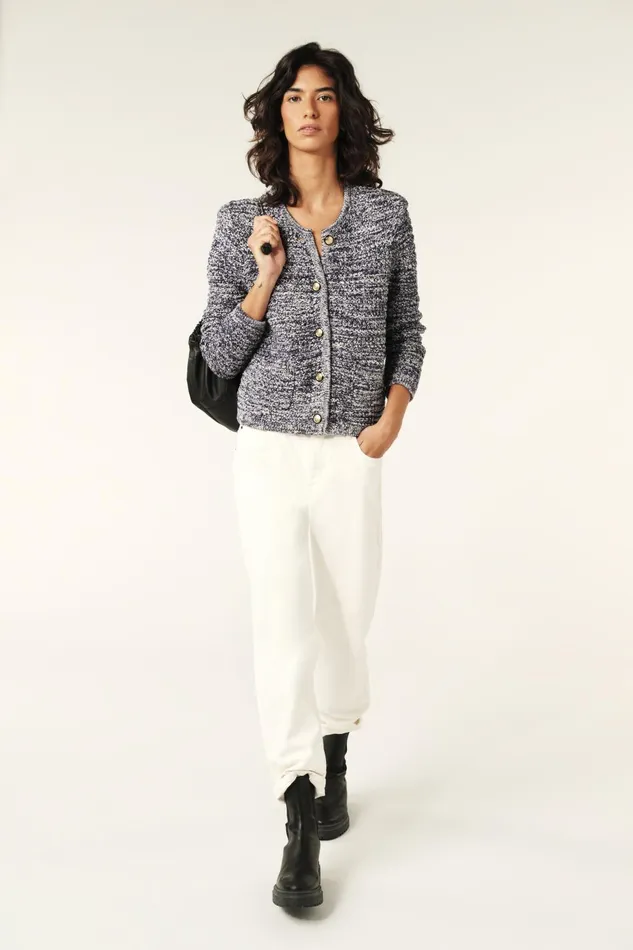 LongSleeved Cardigan Guspa Beige Women Baandsh Sweaters and Cardigans