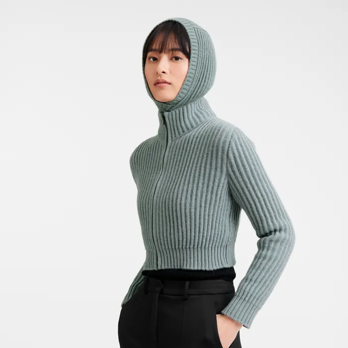 Longchamp Balaclava Celadon WomenMen Caps and hatsKnitwear