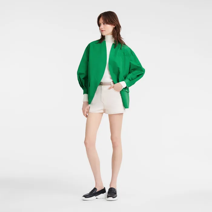 Longchamp Coats and Jackets Women Kimono jacket GreenGreenGreen