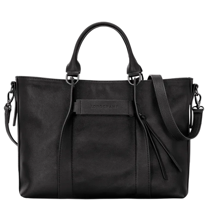 Longchamp Handbags Women Longchamp 3D L Handbag Black