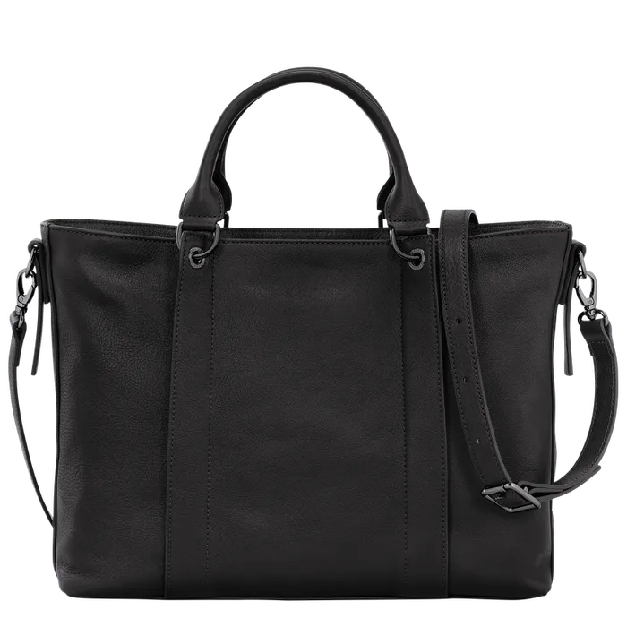 Longchamp Handbags Women Longchamp 3D L Handbag Black Longchamp Handbags Women Longchamp 3D L Handbag Black