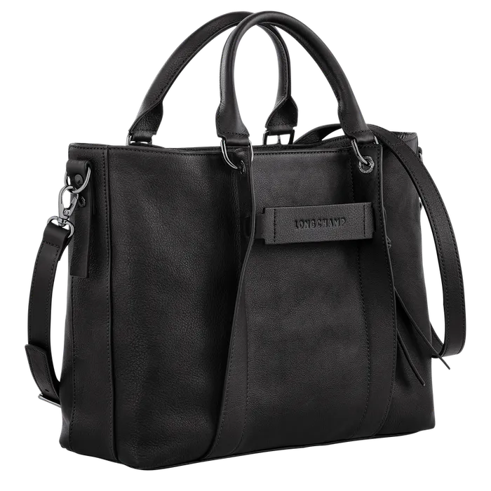 Longchamp Handbags Women Longchamp 3D L Handbag Black Longchamp Handbags Women Longchamp 3D L Handbag Black