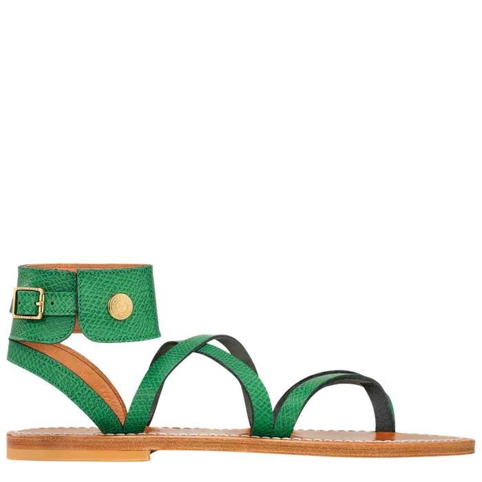 Longchamp Sandals Women Longchamp x KJacques Sandals GreenGreenGreen