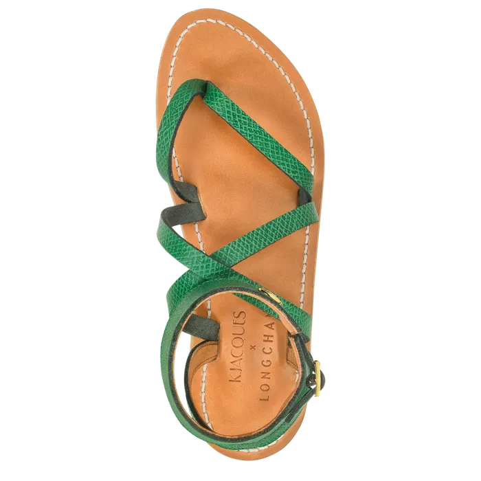 Longchamp Sandals Women Longchamp x KJacques Sandals GreenGreenGreen