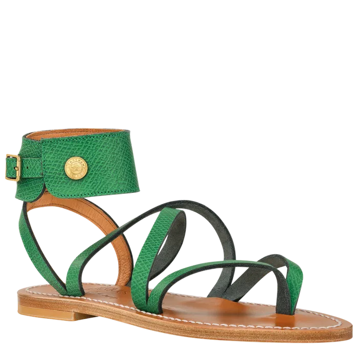 Longchamp Sandals Women Longchamp x KJacques Sandals GreenGreenGreen