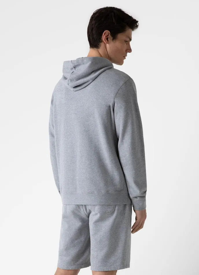 Loopback Hoody Grey Melange Men SUNSPEL Sweatshirts and Sweatpants