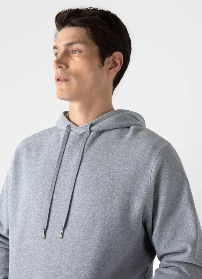 Loopback Hoody Grey Melange Men SUNSPEL Sweatshirts and Sweatpants