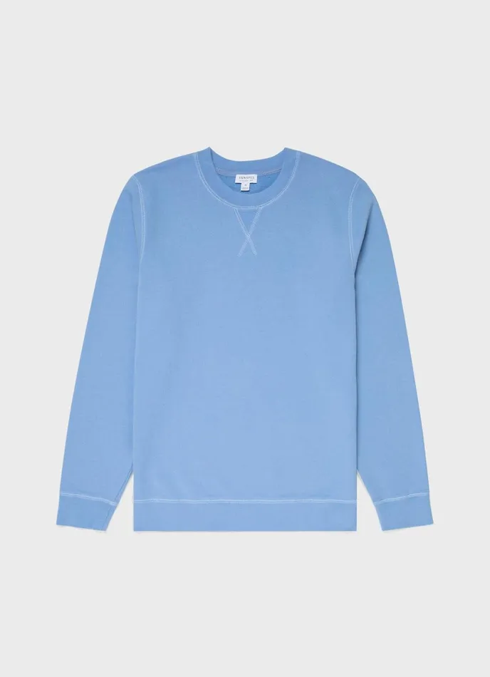 Loopback Sweatshirt Cool Blue Men SUNSPEL Sweatshirts and Sweatpants