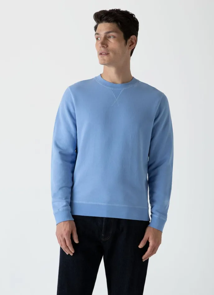 Loopback Sweatshirt Cool Blue Men SUNSPEL Sweatshirts and Sweatpants