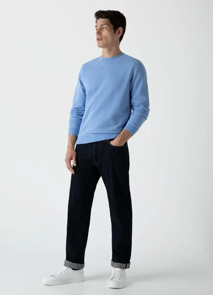Loopback Sweatshirt Cool Blue Men SUNSPEL Sweatshirts and Sweatpants