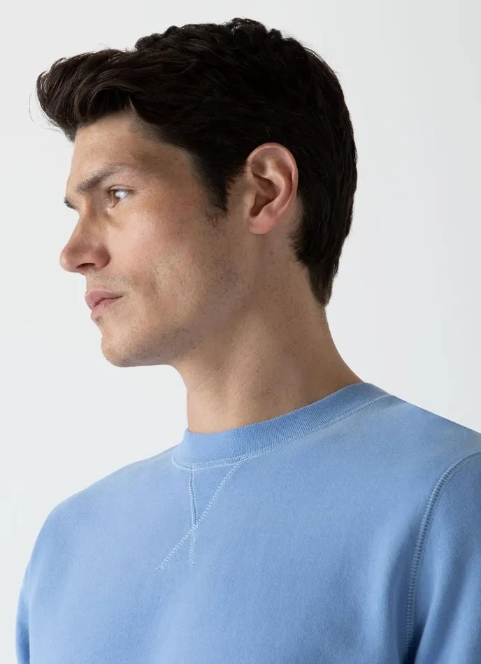 Loopback Sweatshirt Cool Blue Men SUNSPEL Sweatshirts and Sweatpants