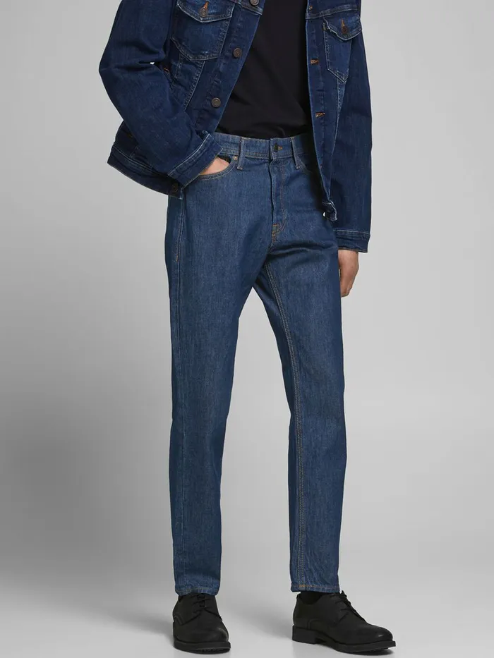 Loose Jeans JACK and JONES Mens CHRIS ORIGINAL AM 999 LOOSE FIT JEANS Blue Blue Denim